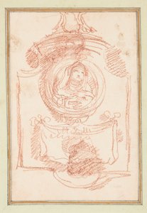 Decoración de tumba con retrato de Jean Robert Ango