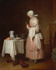 La Enfermera Atenta de Jean Baptiste Simeon Chardin