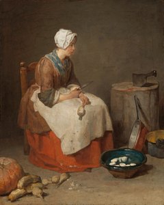 La Sirvienta de la Cocina de Jean Baptiste Simeon Chardin