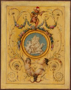 Panel de puerta del Cabinet Turc del Conde de Artois en Versalles, 1781