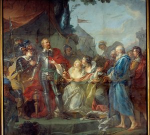 El sitio de Calais en 1347 fue el devotamiento de Eustaquio de San Pedro, el más conocido de los seis burgueses de Calais, que se dirigió al rey de Inglaterra Eduardo III para suplicar por la gracia de los habitantes de Calais (agosto de 1347) de Jean Simon Berthelemy