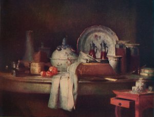 Naturaleza muerta, siglo XVIII, 1911 de Jean Baptiste Simeon Chardin