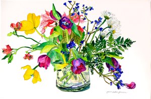 Primavera (acuarela y tinta sobre papel)