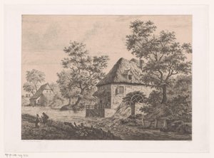 Molino de agua cerca de Krefeld