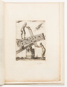 Placa 2, de Si quid melius videris (Una Suite de Diseños en Negro) de Jean Toutin