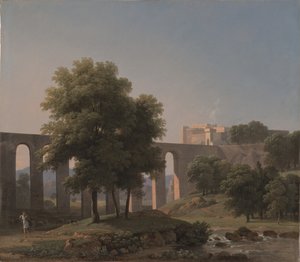 Un acueducto cerca de una fortaleza, 1807 de Jean Victor Bertin