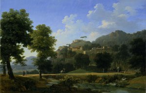 Paisaje italiano de Jean Victor Bertin