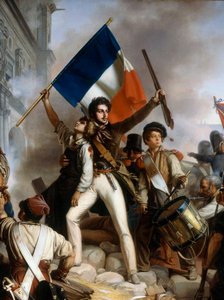 Combate en el Hotel de Ville, 28 de julio de 1830. Detalle