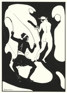 Los libros de amor de Ovidio: Un lomo cubierto de llagas (litografía en color)
