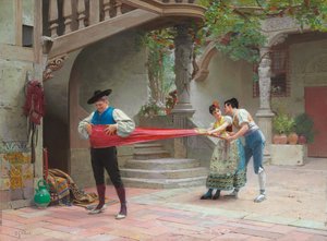 La faja del abuelo de Jean or Jehan Georges Vibert