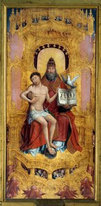 Políptico de Anchin: La Trinidad (parte central) de Jean the Elder Bellegambe