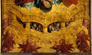 La Trinidad (detalle) de Jean the Elder Bellegambe