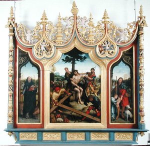 Tríptico de Cristo con los verdugos, c.1530-32 de Jean the Elder Bellegambe