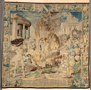 Leyenda de Saint-Mammes (tapiz) de Jean the Elder Cousin