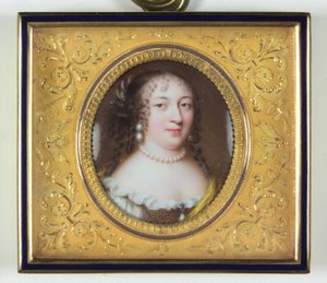 Una dama llamada Madame de Louvois de Jean the Elder Petitot