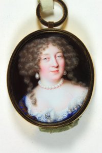 Una dama llamada Madame de Montespan de Jean the Elder Petitot