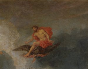 Zeus (detalle de Los Bosques de Versalles) de Jean the Younger Cotelle