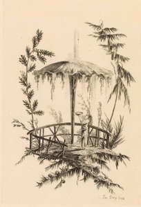 Fuente china en un paisaje de Jeanne Deny
