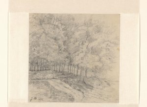 Paisaje con árboles de Jeanne Marie Heynsius (signed by artist)