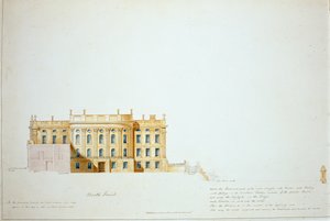 Diseño para la Elevación Norte, Chatsworth House