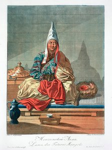 Lama de los tártaros mongoles, siglo XIX