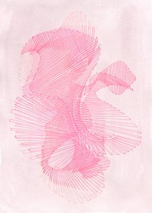 Geometría en rosa suave de Jenja Braun