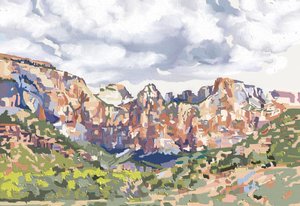 Cumbres de colores de Jenna Alheit