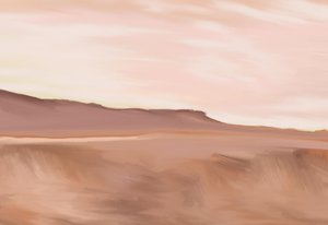 Horizonte sereno del desierto de Jenna Alheit