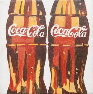 Botellas de Coca Cola (acrílico)