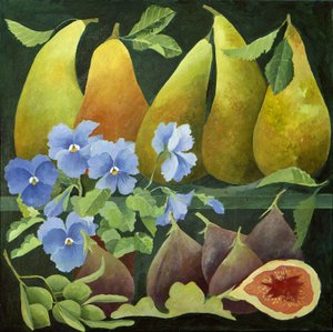 Fruta mixta, 2013 (acrílico sobre lienzo)