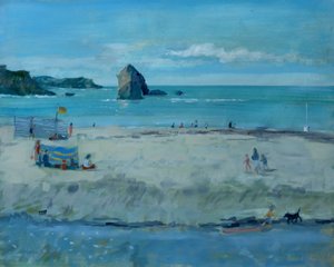 Roca de Thurlestone, Devon, 2016 de Jennifer Wright