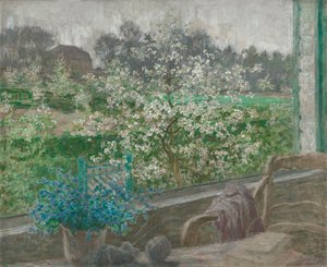 Mi ventana, c.1910 (óleo sobre lienzo)