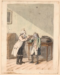 Una escena de "De Vonner og de Vanner" de P.A. Heiberg