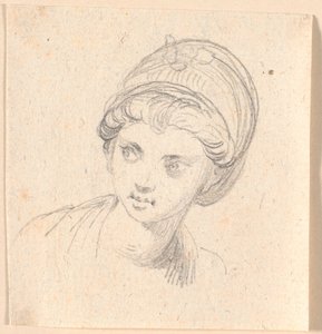 Cabeza de mujer con turbante de Jens Juel
