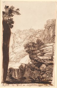 La cueva de Tívoli en imaginación de Jens Juel