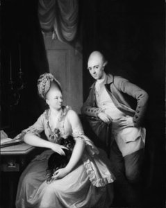 Retrato del coronel Jean-Jacques Gautier y su esposa de Jens Juel