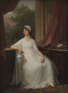 Retrato de Gertrud Hage, de soltera Heitmann de Jens Juel