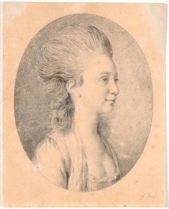 Retrato de Susanne Elisabeth Holm, llamada Julie, la primera prometida de Juels