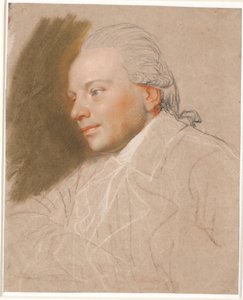 Retrato de un joven caballero, inacabado de Jens Juel