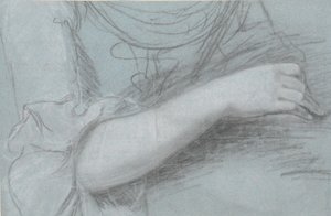 Estudio para el brazo derecho de una dama de Jens Juel
