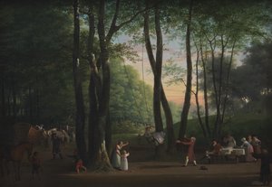 El claro de baile en Sorgenfri, al norte de Copenhague de Jens Juel