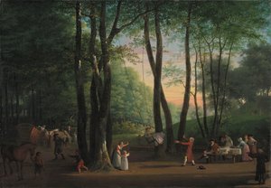 El Claro de Baile en Sorgenfri, al Norte de Copenhague de Jens Juel