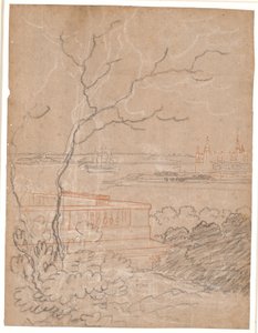Vista desde Marienlyst sobre Kronborg de Jens Juel