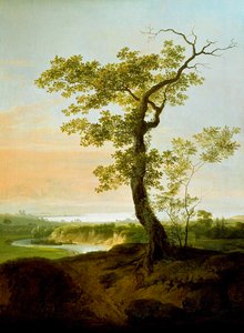 Vista del lago de Ginebra cerca de Veyrier de Jens Juel
