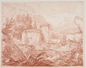 Paisaje fantástico italiano