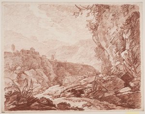 Paisaje fantástico italiano de Jens Petersen Lund