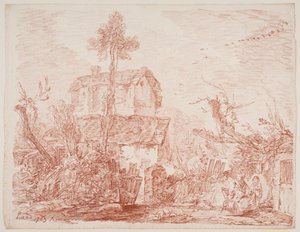Paisaje fantástico italiano de Jens Petersen Lund