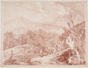 Paisaje fantástico italiano de Jens Petersen Lund