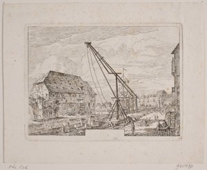 Vista de una ciudad de Jens Petersen Lund