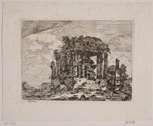 Ruinas de un mausoleo de Jens Petersen Lund